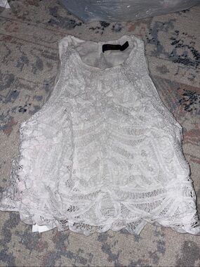 Ralph Lauren Polo Lace Crochet Tank Top - Women size 6